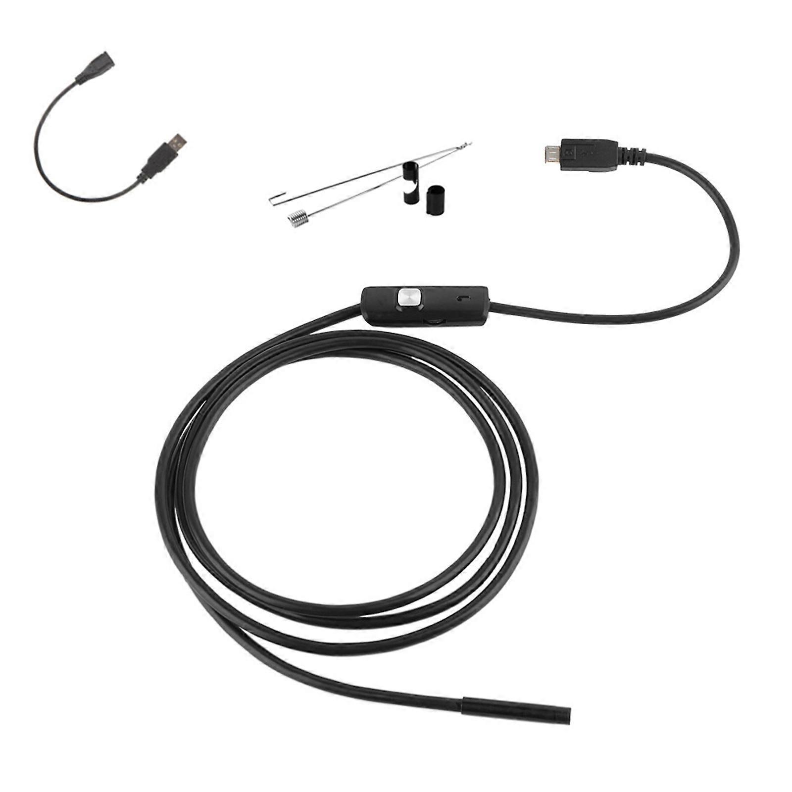 Endoscope Camera with Light, 720P Borescope with 6 Adjustable LED Light,Endoscope Snake Camera IP67 Waterproof Multicolor