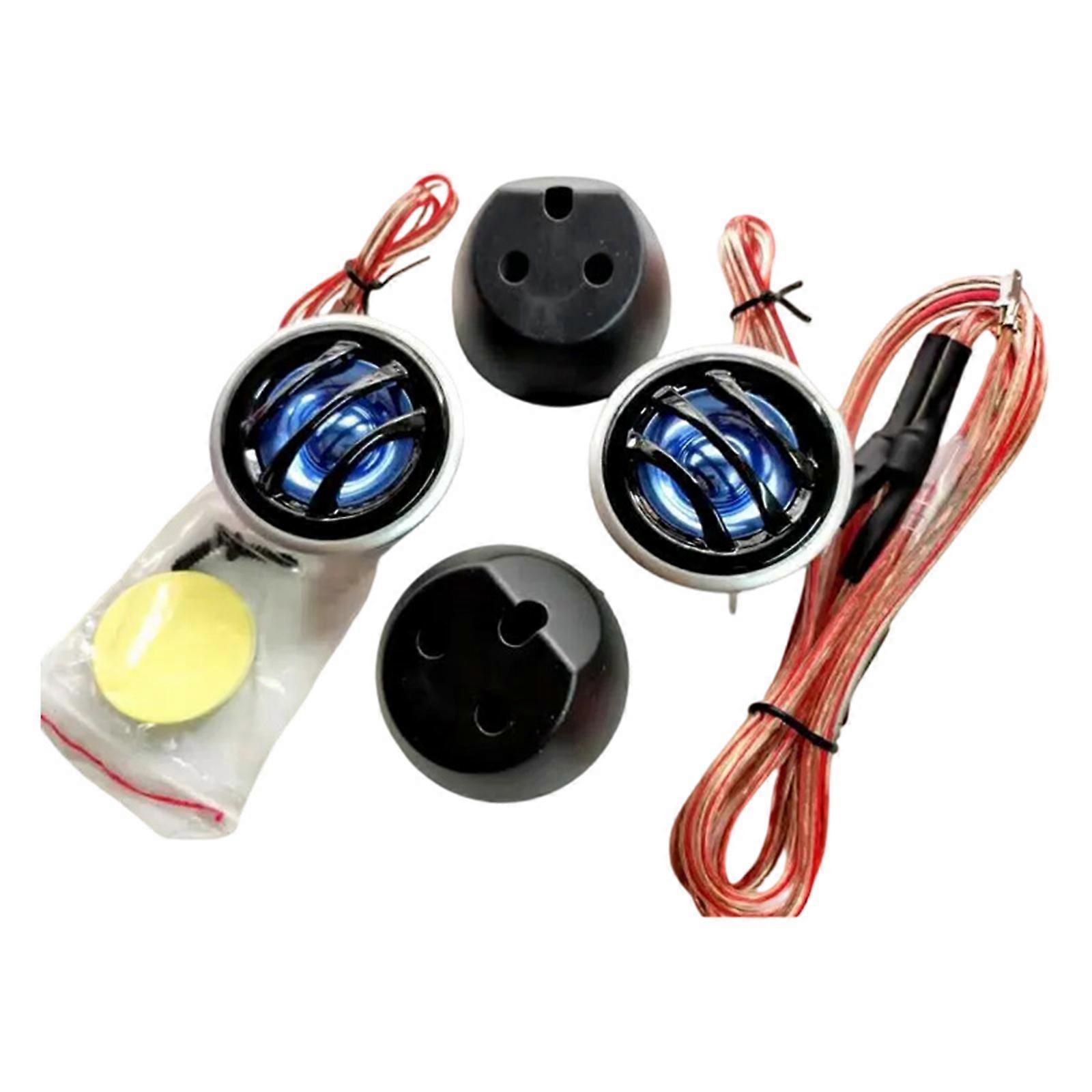 150W Super Power Tweeter Loudspeaker Car Dome Audios Stereo Speaker Tweeter Loudspeaker Horn Audios Tweeter for Vehicle Multicolor