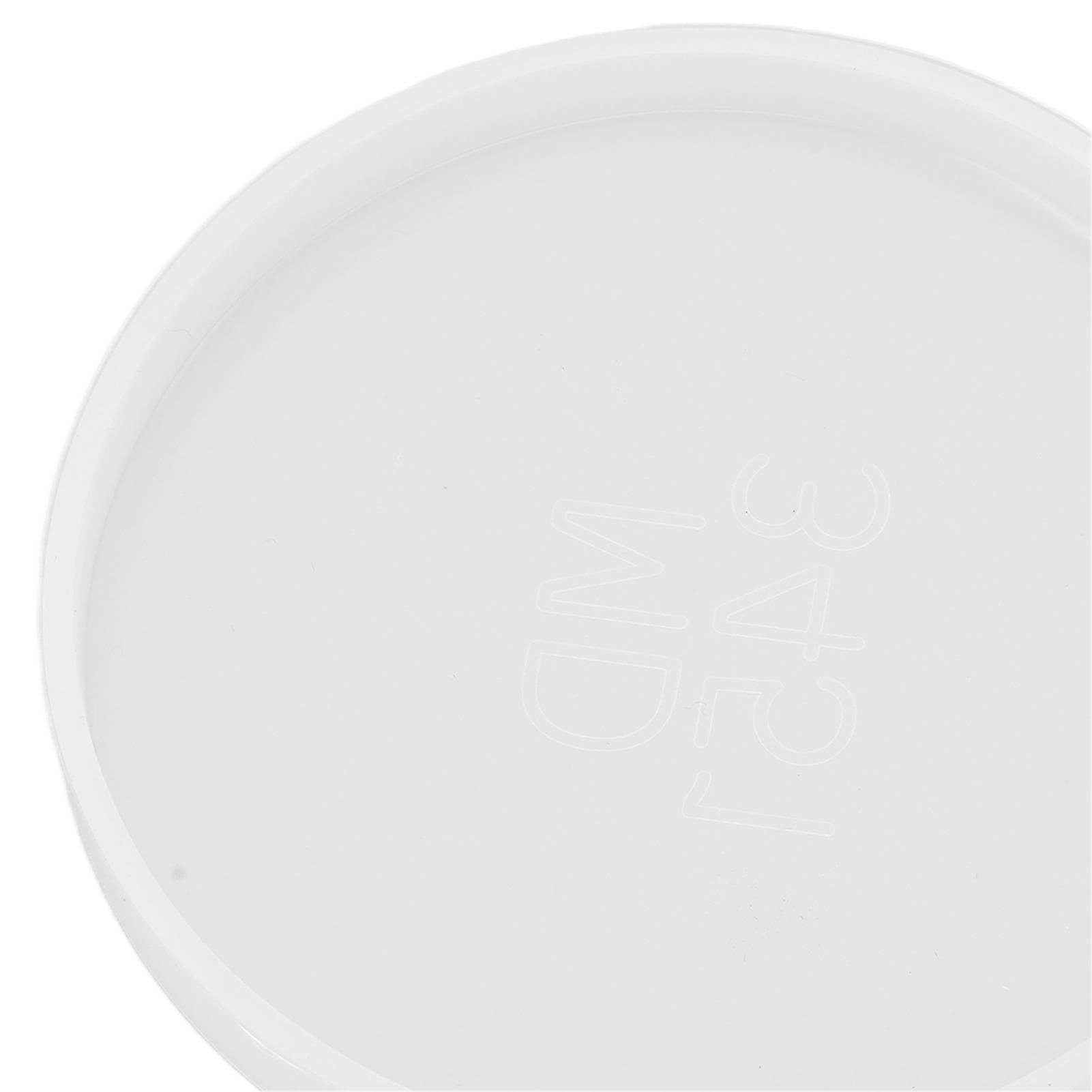 Untersetzer-Silikonform weich leicht zu entformen DIY interessante wiederverwendbare Gießharzform für BasteldekorationMD3451 Runde Untersetzerform