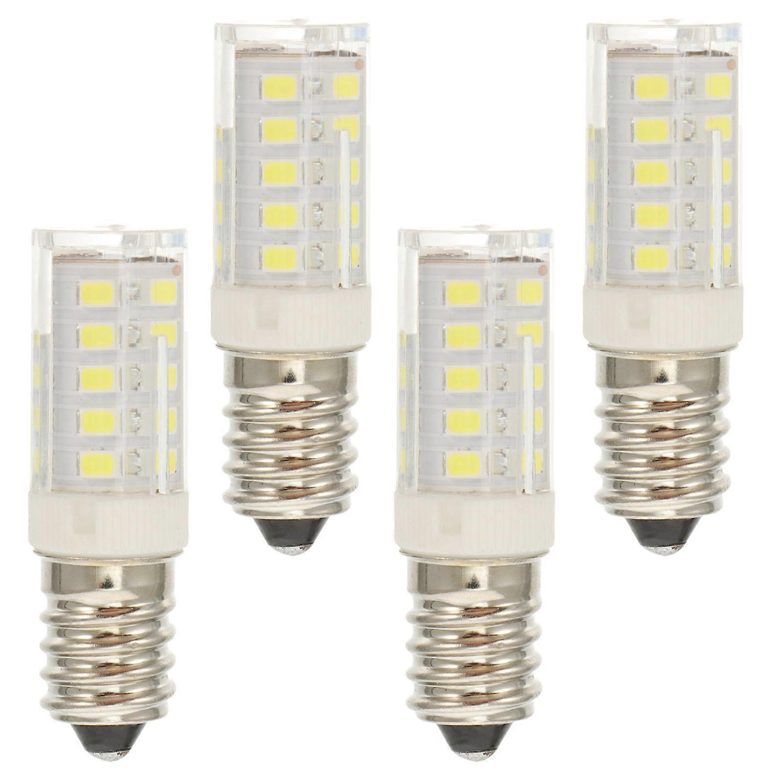 Sewing Machine Bulb E14 Freezer Light Bulb Replacement Small Screw Fridge Bulb 4Set
