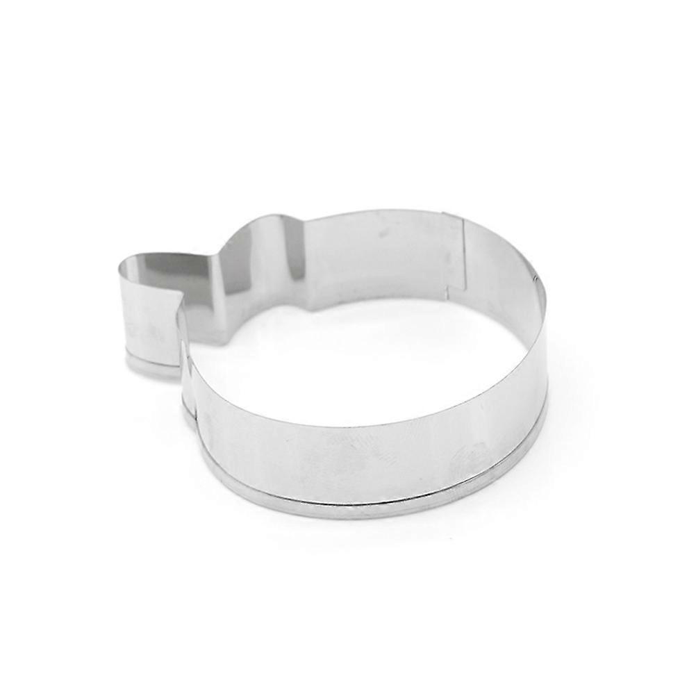 Tomato Shape Cookie Cutter for Cookies Stainless Steel Silver Non-stick Easy to Clean