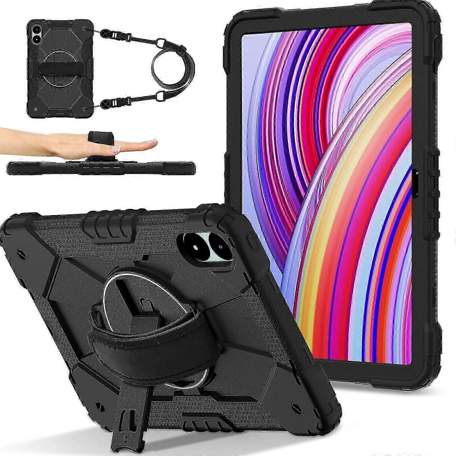 Capa protetora híbrida de silicone compatível com a capa para tablet Xiaomi Redmi Pad Pro de 12,1 polegadas
