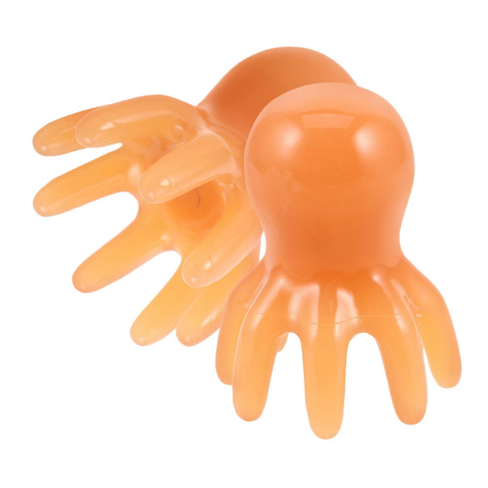 Octopus Claw Hand Massage Brush Set of 2 for Deep Scalp and Body Relaxation, Promotes Health and Well-Being
