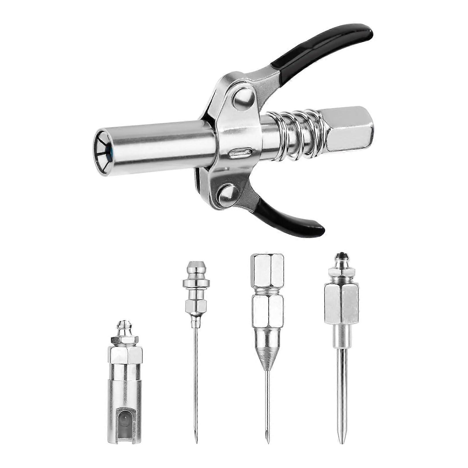 Schmieradapter connection grease needle nozzle with doublehandle coupling for heavy mechanical machinery