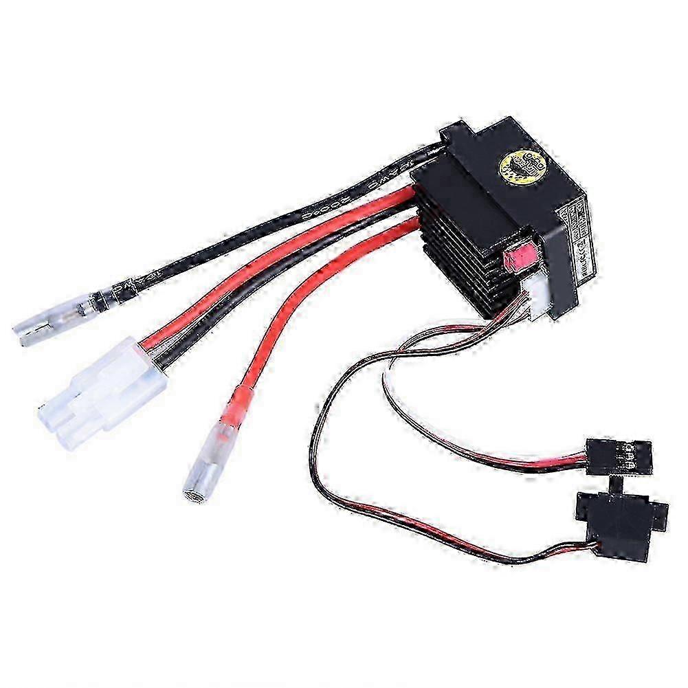 320A Brushed ESC Speed Controller with 2A BEC for RC Boat - 6-12V Waterproof RC ESC U6L5 Model Accessory