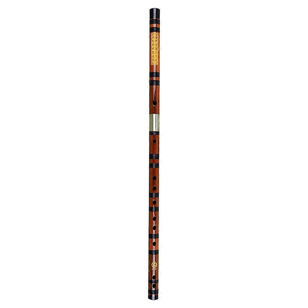 Bamboo Flute Set in D Key Portable Wind Instrument for Beginners, with Smooth Surface, Includes Case for Students & Enthusiasts