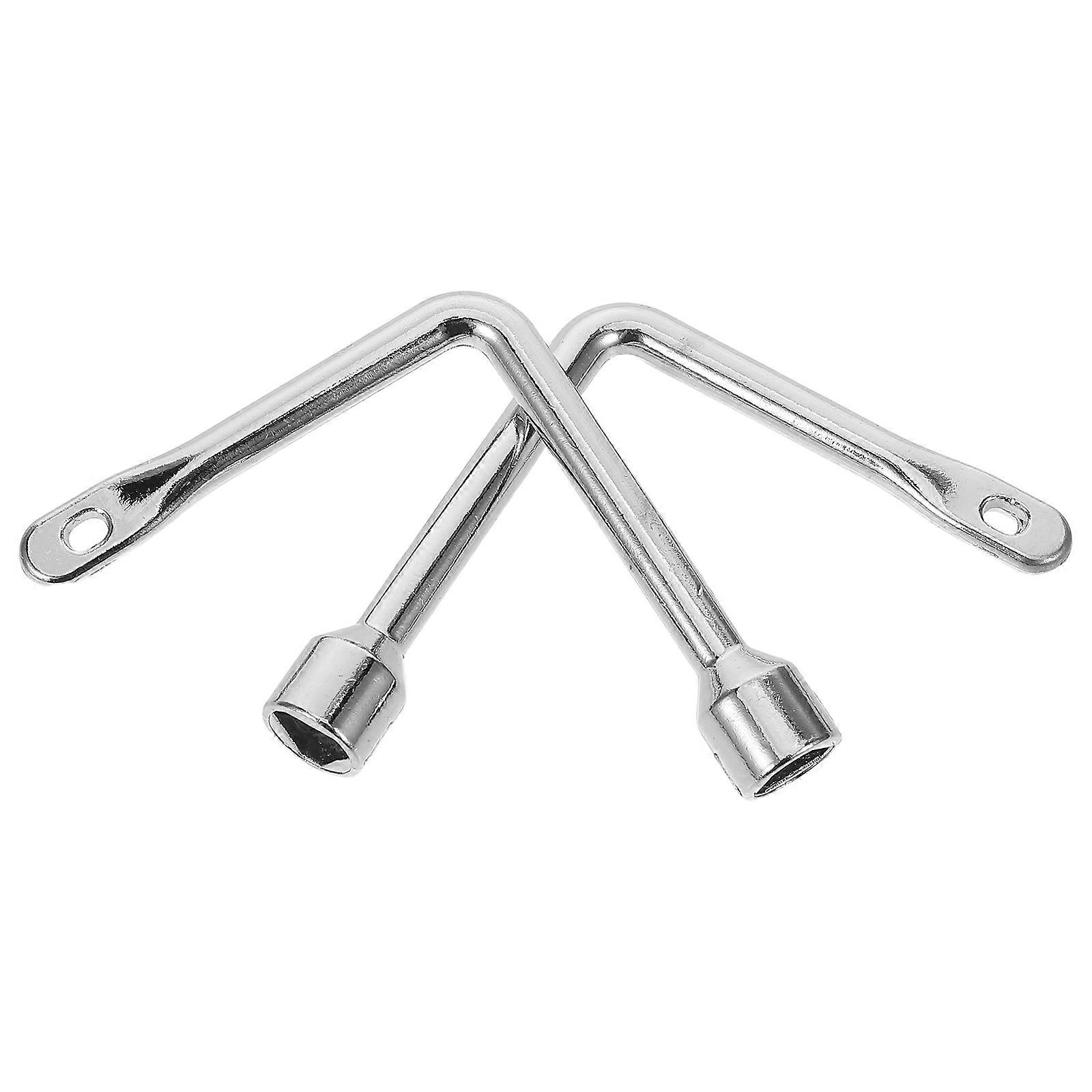Triangle Socket Spanner Key Metal Triangle Keys for Garbage Bin Locks 2Pcs