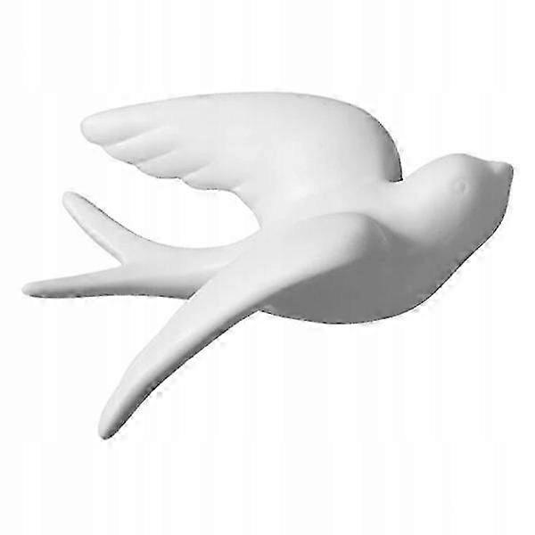 Wall Decoration Ceramic Swallow 2x 3d