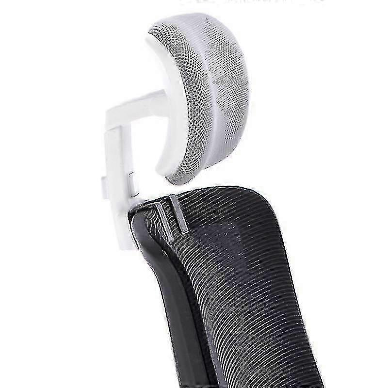 Office chair headrest with adjustable angle and height
