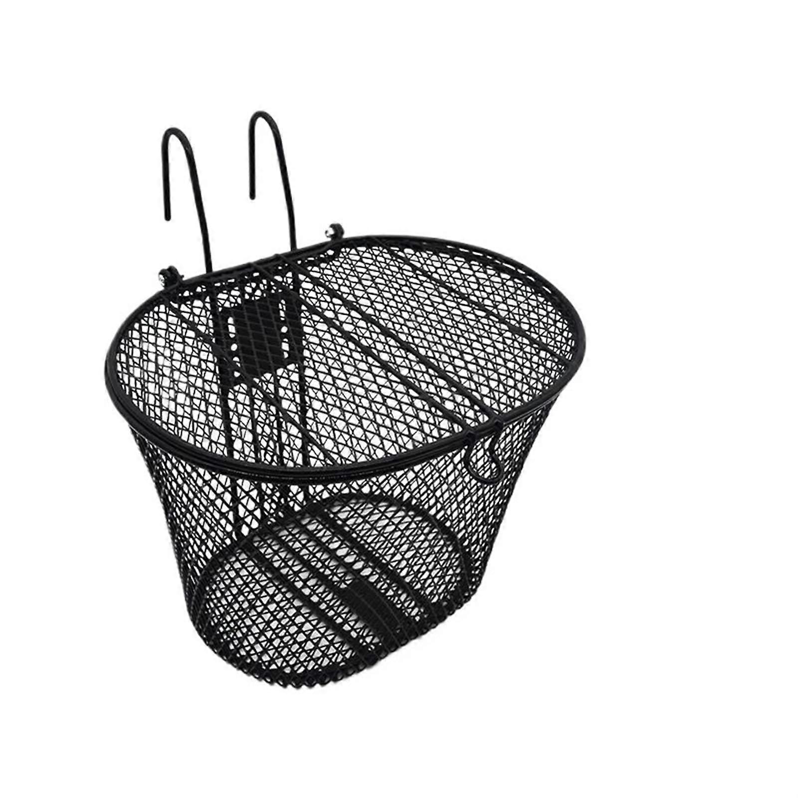 Fahrradkorb Hängekorb für Falträder, Wasserdichte Haustier-Eisenkorb mit Abdeckung, Gemüsekorb 2 As Picture 2