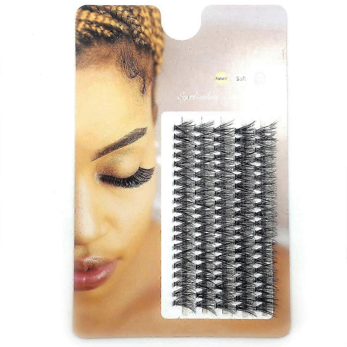 5 Rows Individual Eyelashes Natural Soft 9MM30D
