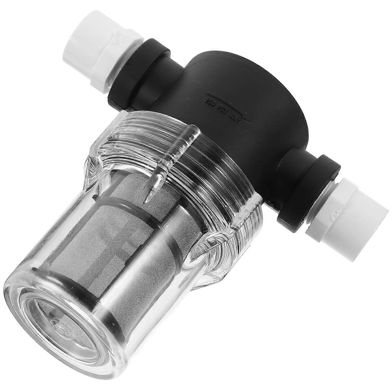 Inline Water Filter For Hard Water Households Particle Removal 4.8×3.5×2.6in 1Pack