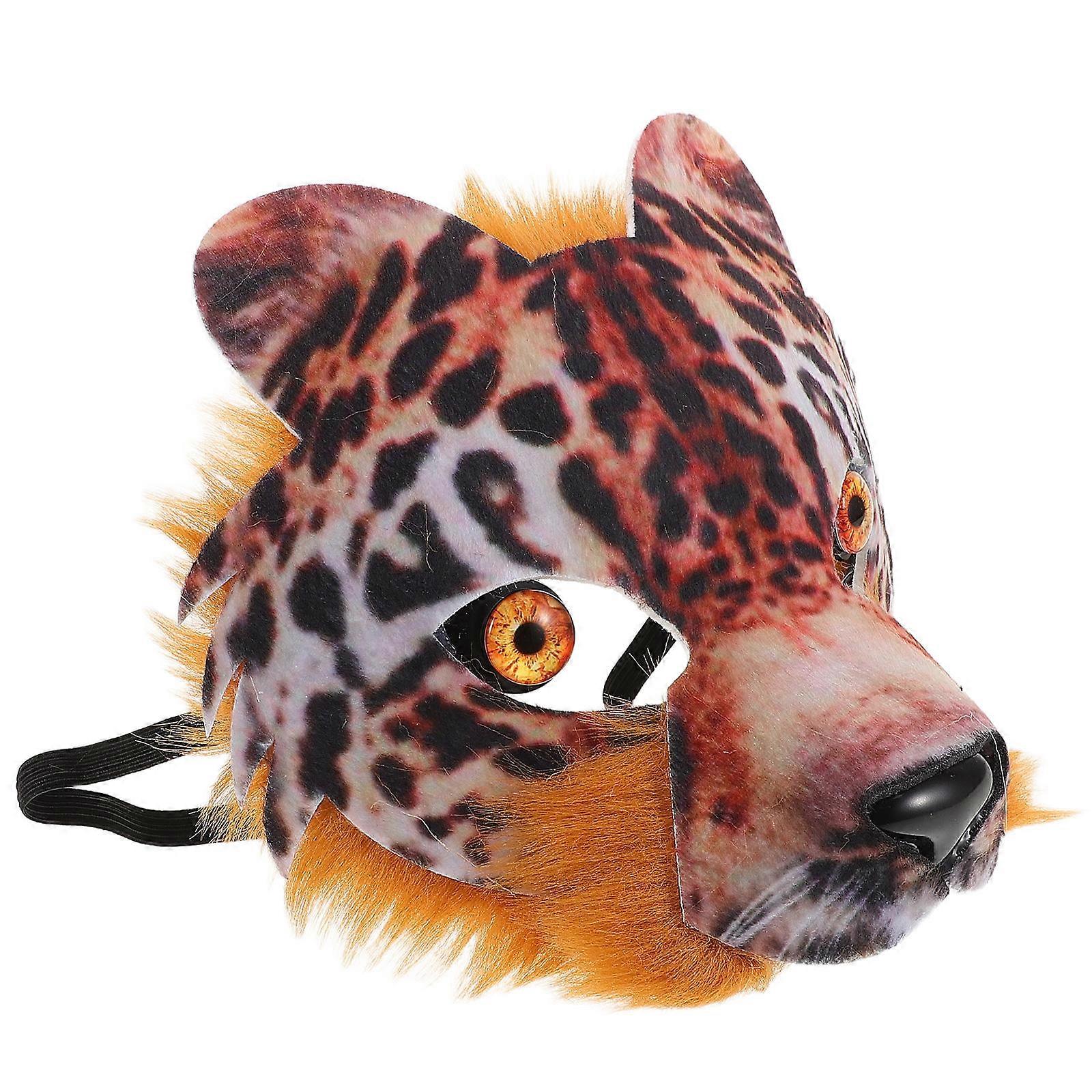 Here's a refined and professional product description based on your input:
**Realistic Leopard Half Face Mask – Perfect for Halloween,