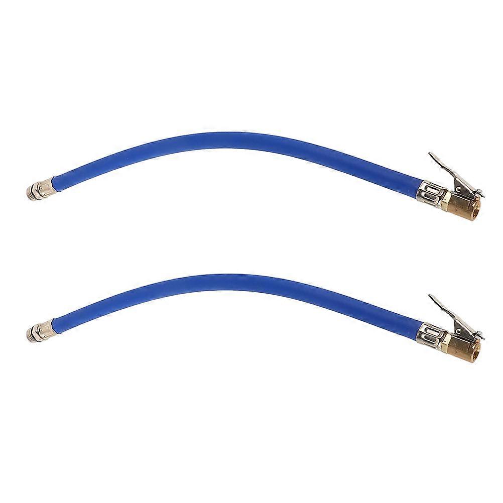 2pcs Tire Inflator Air Release Hose Adapter with Locking Chuck for Portable Air Compressor Replacement Pump Hose