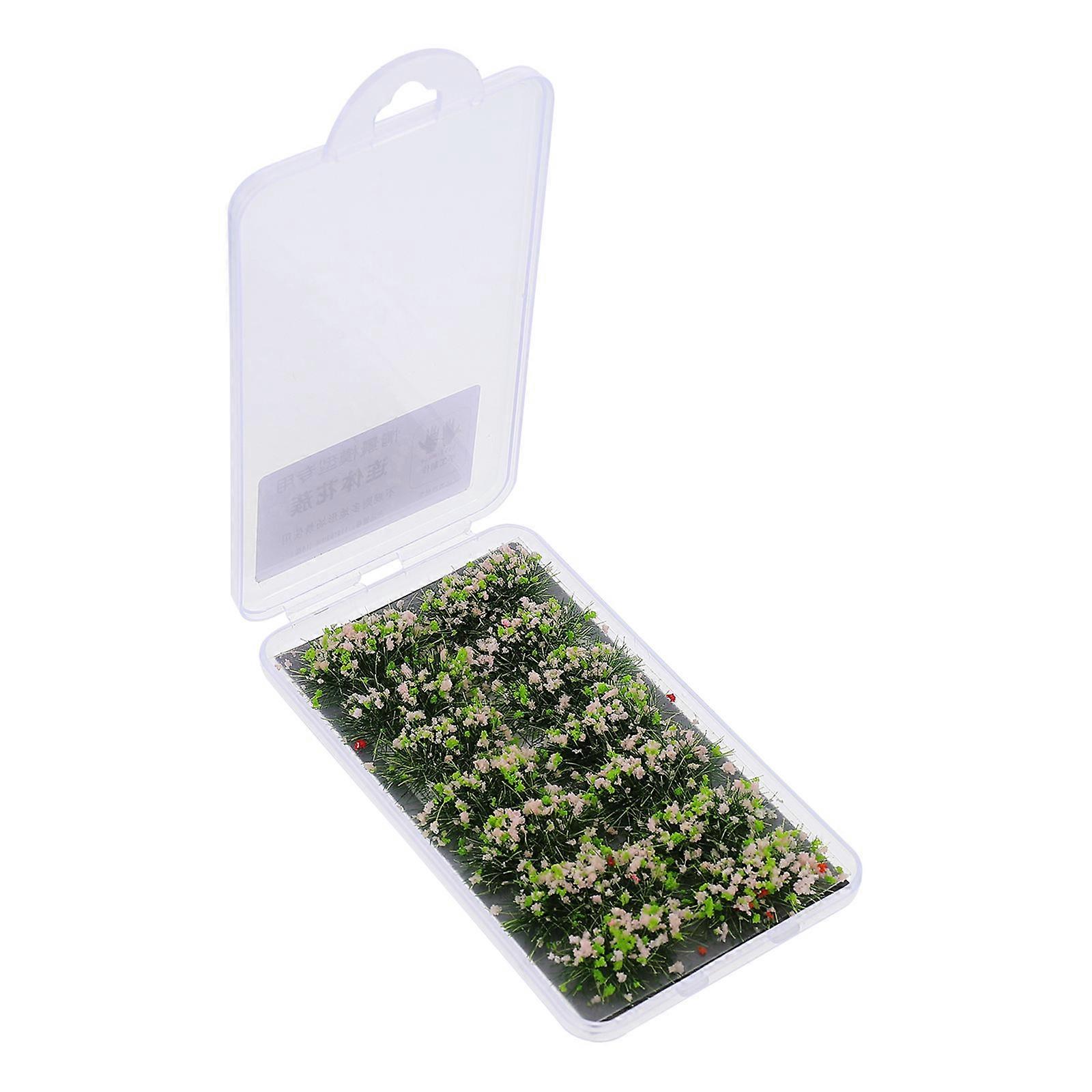 1 Box of Mini Flower Grass Tuft for DIY Sand Table Adornment