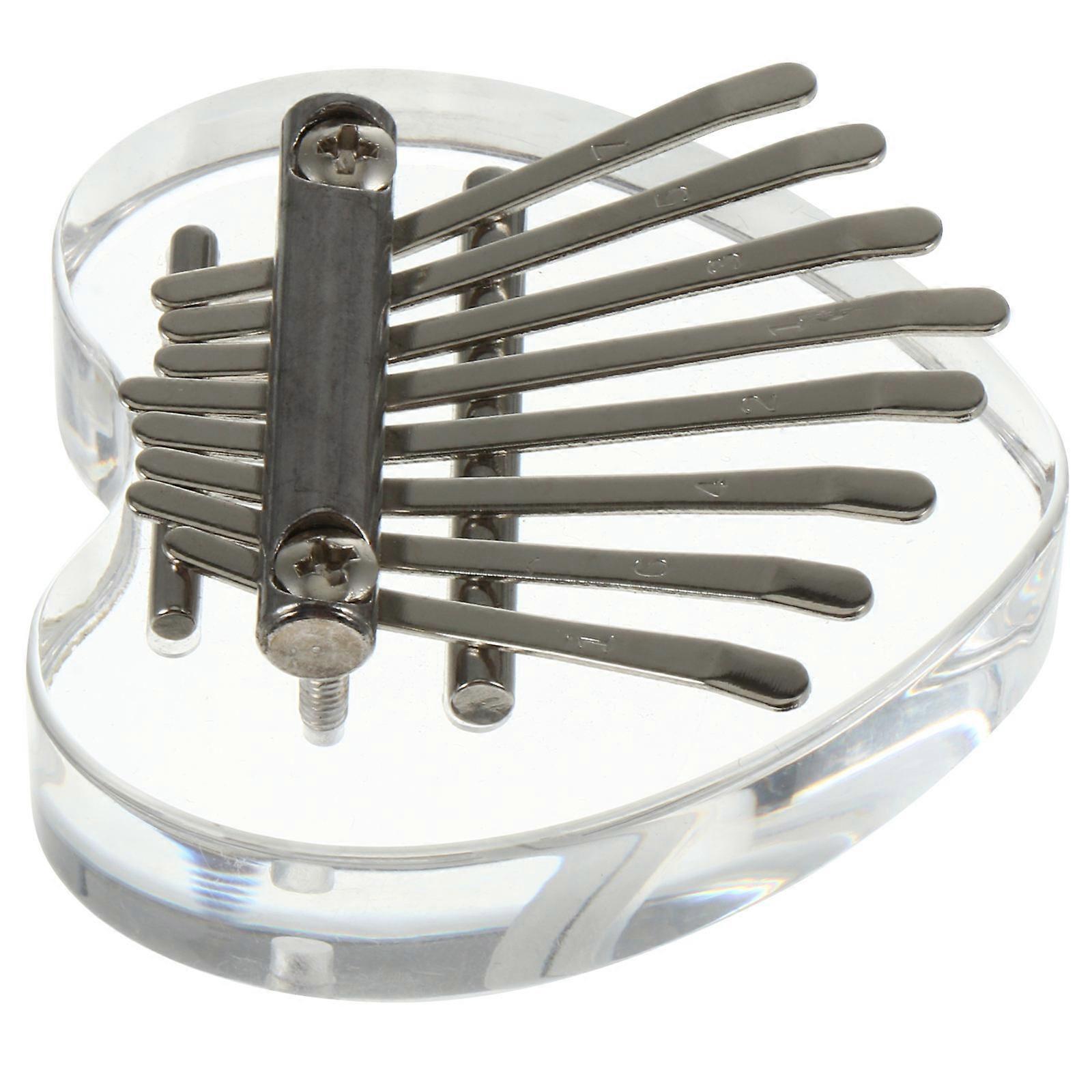 Mini Kalimba Thumb Piano – Lightweight Portable Musical Instrument for Beginners, Sapele Wood Design for Adults