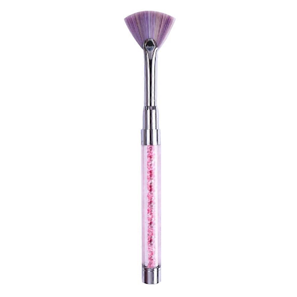 Nail Art Brush with Bristle for DIY Professional Use Portable Pink