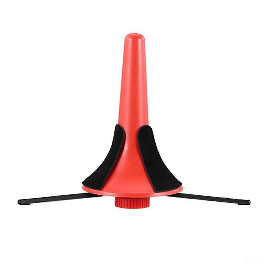 Trumpet Stand Portable And Stable Red Color Protects Instrument For Trumpet