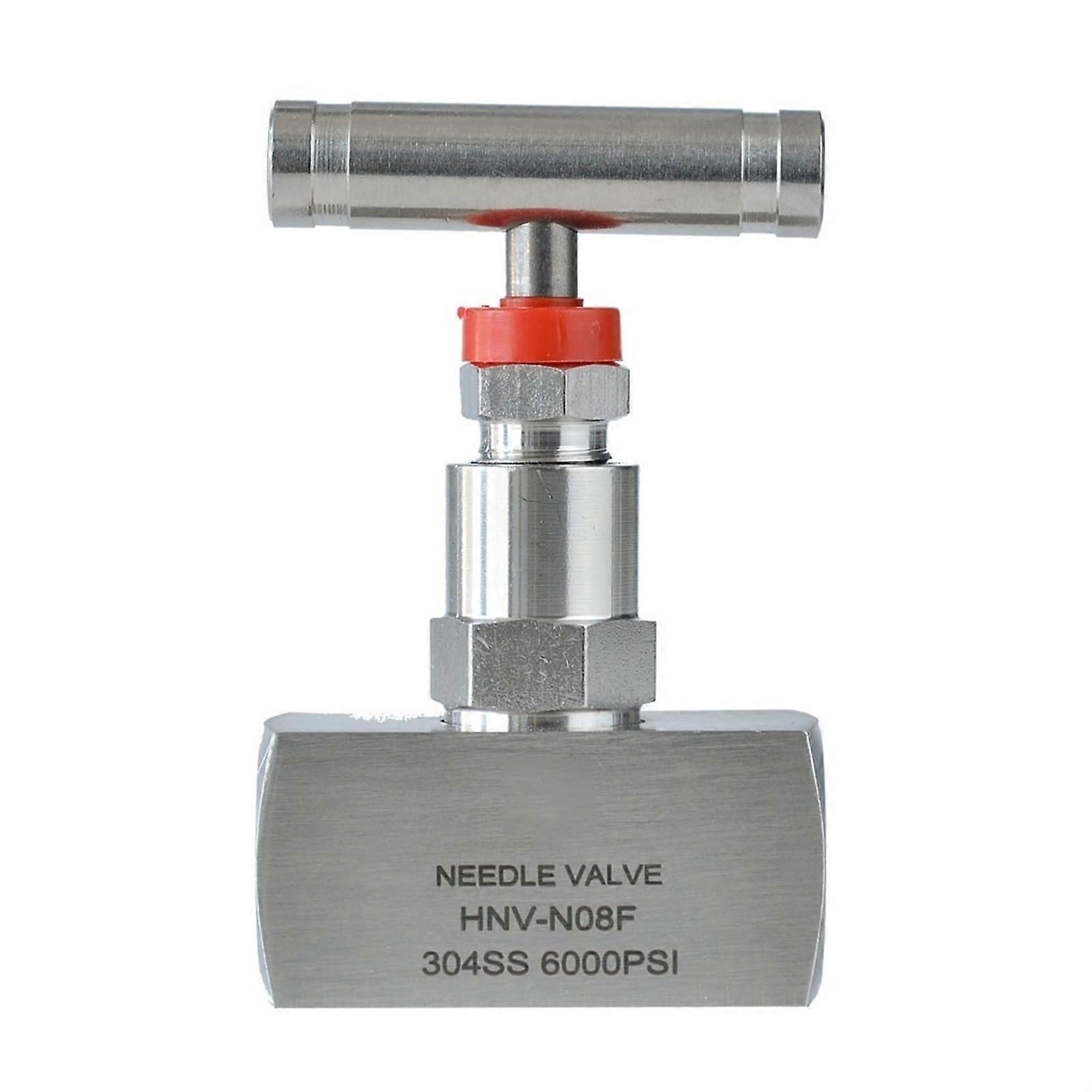 J13-320P Needle Valve, 1/4 In, 3/8 In, 1/2 In BSP/NPT Internal Thread, Stainless 304, High-Pressure