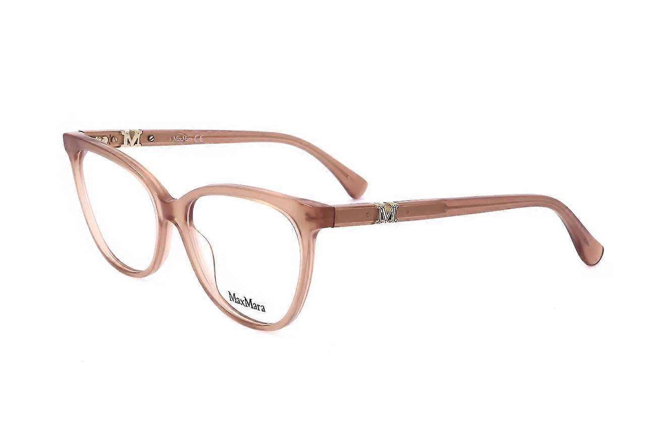 Eyewear Frames MaxMara MM5018 045 SHINY LIGHT BROWN 53/15/140 WOMAN