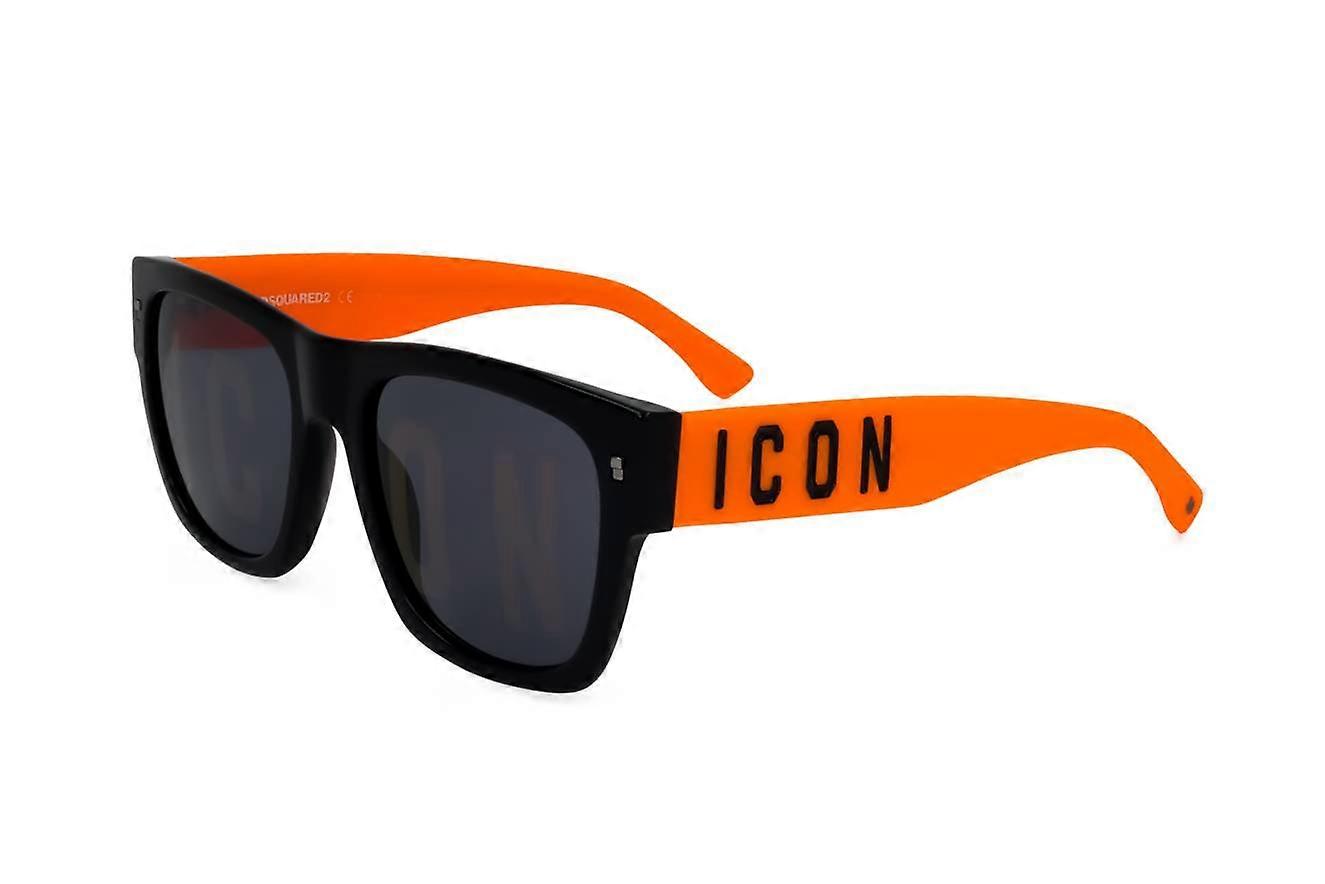 Sunglasses Dsquared2 ICON 0004/S 8LZ BLACK ORANGE 55/19/145 MAN