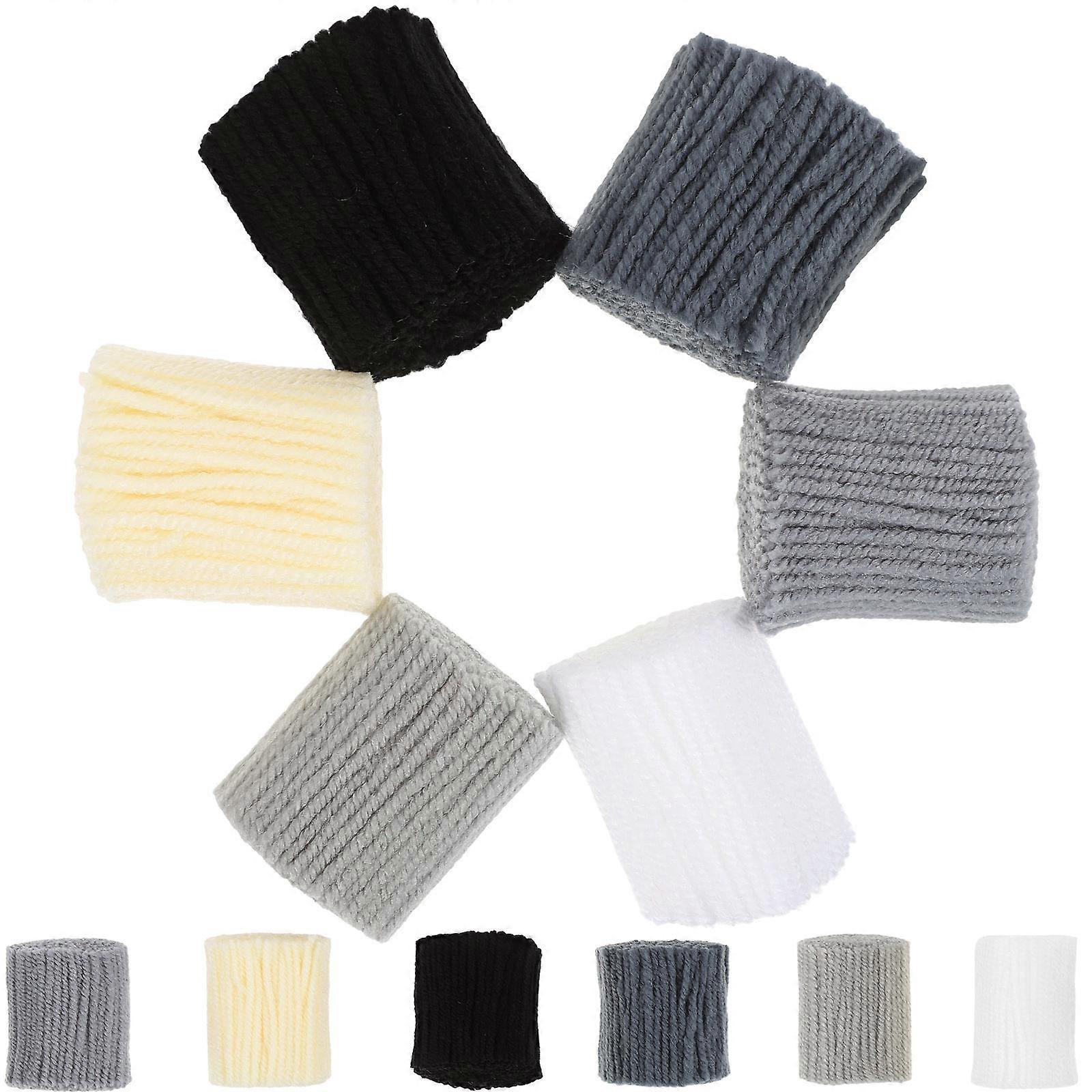 12Pcs Latch Hook Rug Yarn DIY Crochet Kit for Sewing Knitting Craft Project