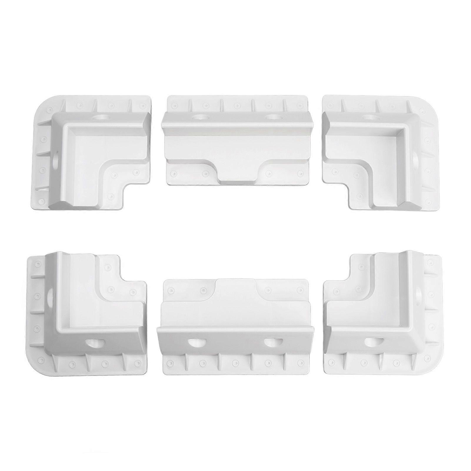 solar panel roof bracket 6pcs drill free ABS plastic UV resistant