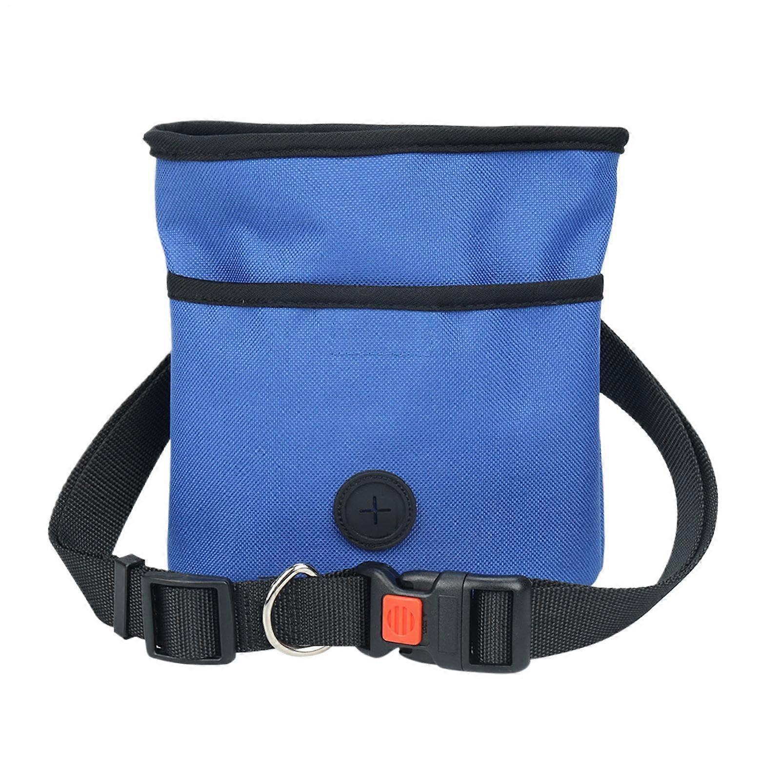 Dog Treat Bag for Small Dogs, Waterproof Snack Dispenser with Poop Bags for Daily Training and Outdoor Adventures
