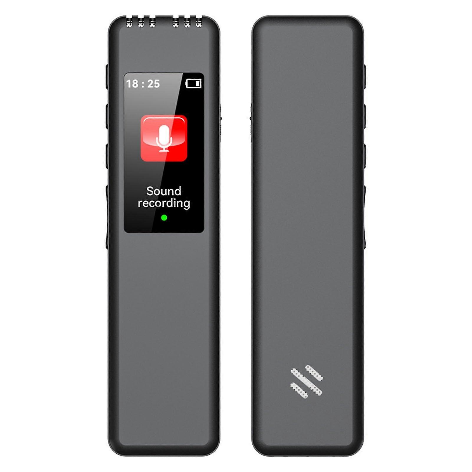 Digital Voice Recorder with Noise Cancelling, Voice Activated, Built-in Microphone, Portable MP3 Player for Meetings and Interviews