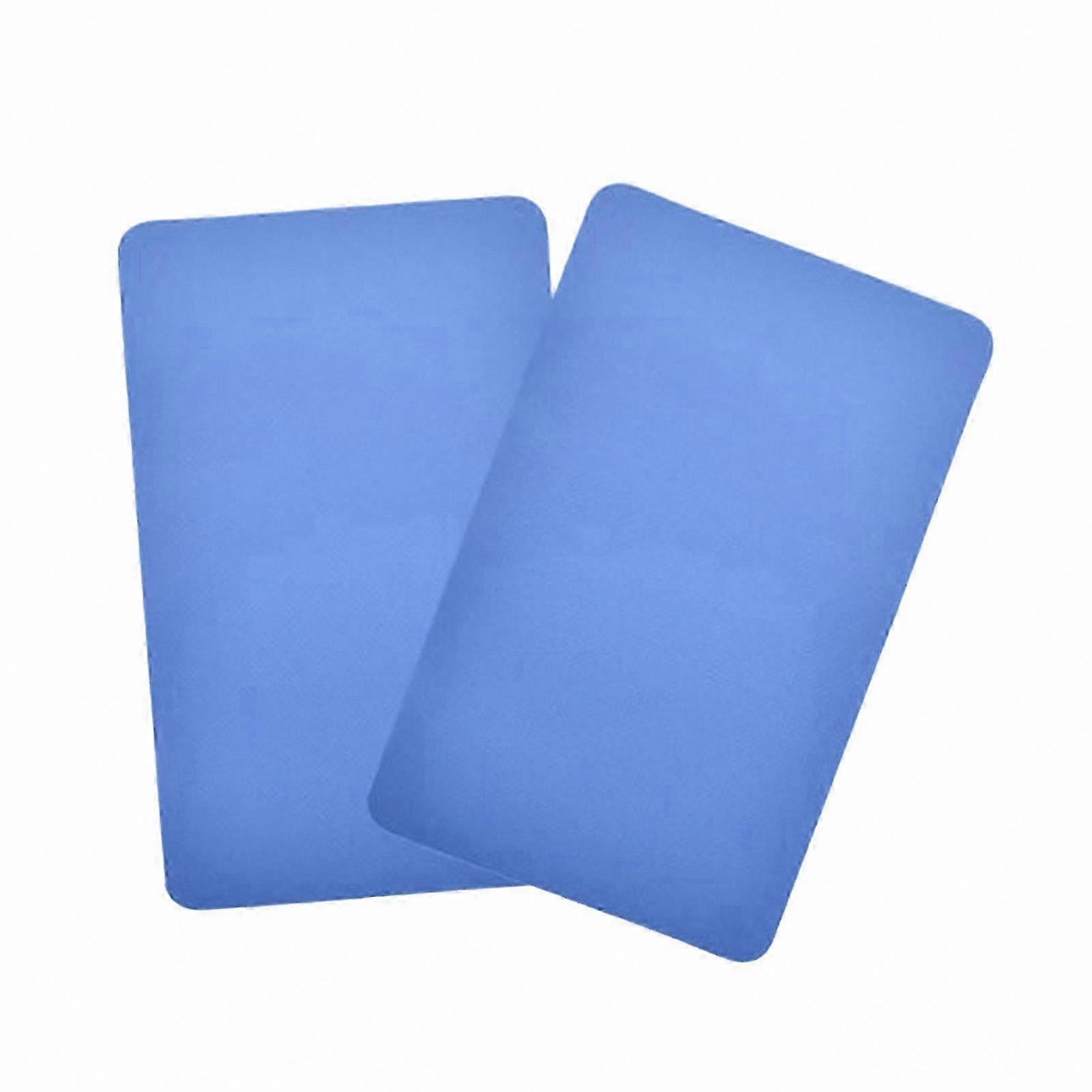 2-Pack PVC Rubber Repair Patches for Inflatable Boats Kayaks Canoes Waterproof Durable Square Patches Royal Blue