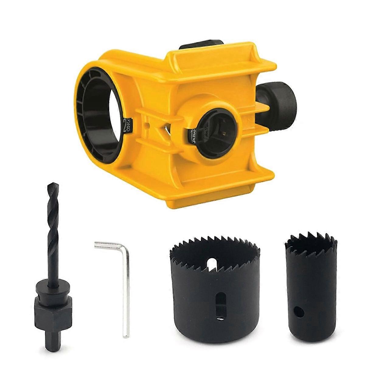 Door Lock Installation Kit, Door Lock Jig, Only for Wood Doors Yellow
