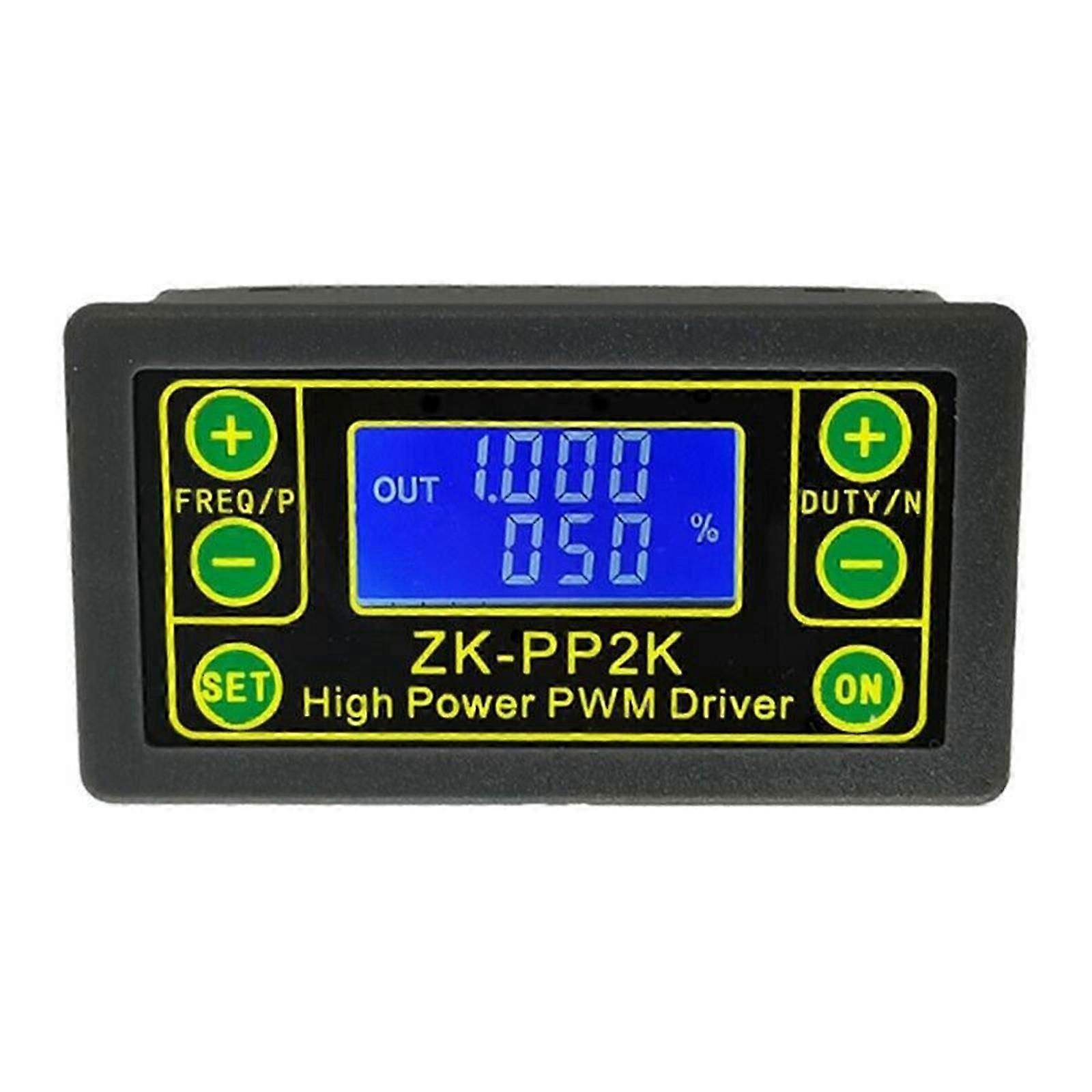 High Power, Adjustable Frequency & Duty Cycle PWM & Pulse Generator ZK - PP2K for European Market