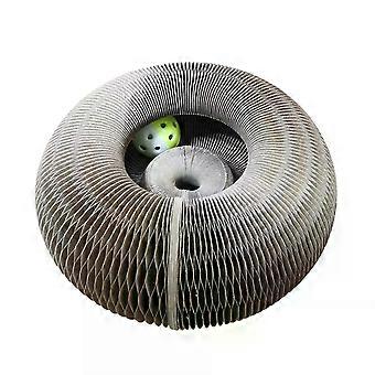 Magic Organ Cat Scratch Board Cat Toy with Bell Cat Grinding Claw Cat Climbing Frame Litter Cat Scratch Toy Cat Play Toys