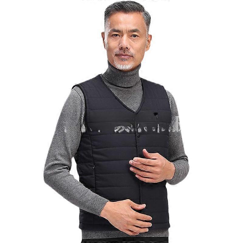 Winter factory direct five zone heated vest USB charging smart constant