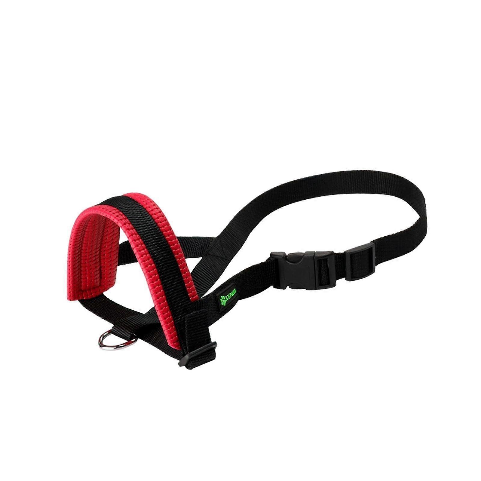 Soft Nylon Dog Muzzle, Adjustable Travel Muzzle for Large Dogs, Bite-Proof, Portable Pet Safety Device, XL Size