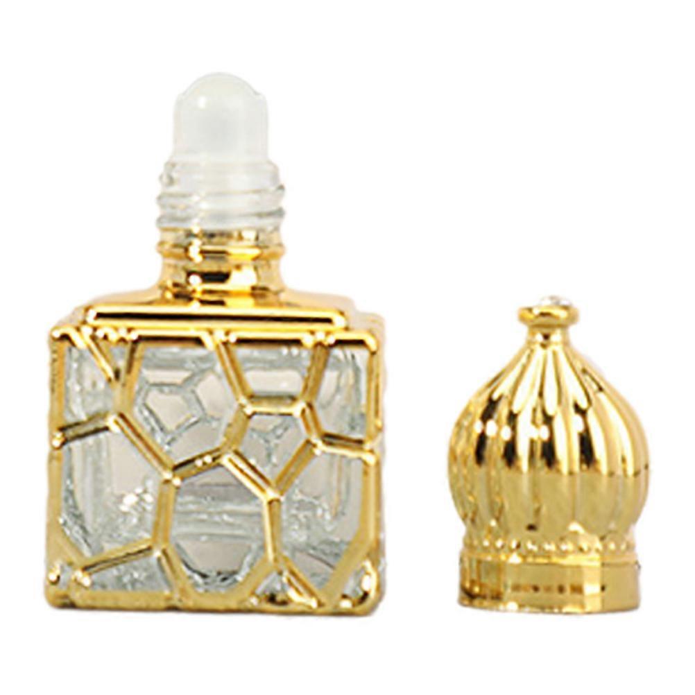 Empty Refillable Roll On Bottles 10ml Stylish Glass Container For Women Travel Compact And Portable Practical Use 1Set