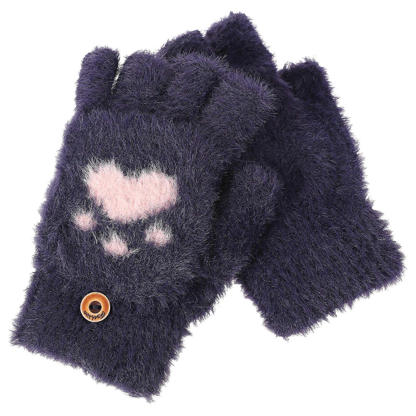 Winter Gloves With Cat Claw Design For Adults Perfect For Winter Weather And Gifts Flexible Grip 1 Pair