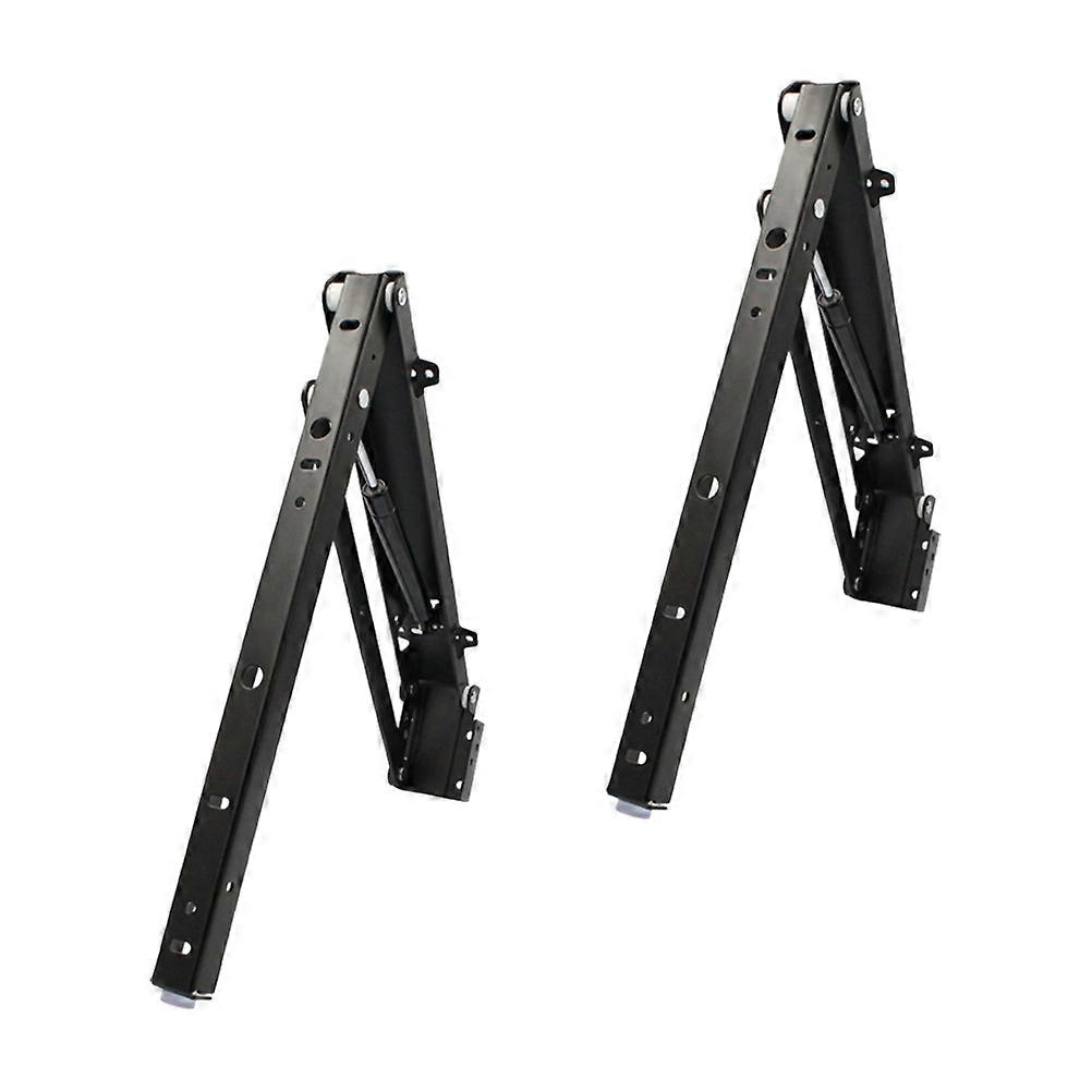 Folding Leg Bracket Hinge For Ladder Cabinet With Cold Rolled Steel Material In Black Color 1 Pair
