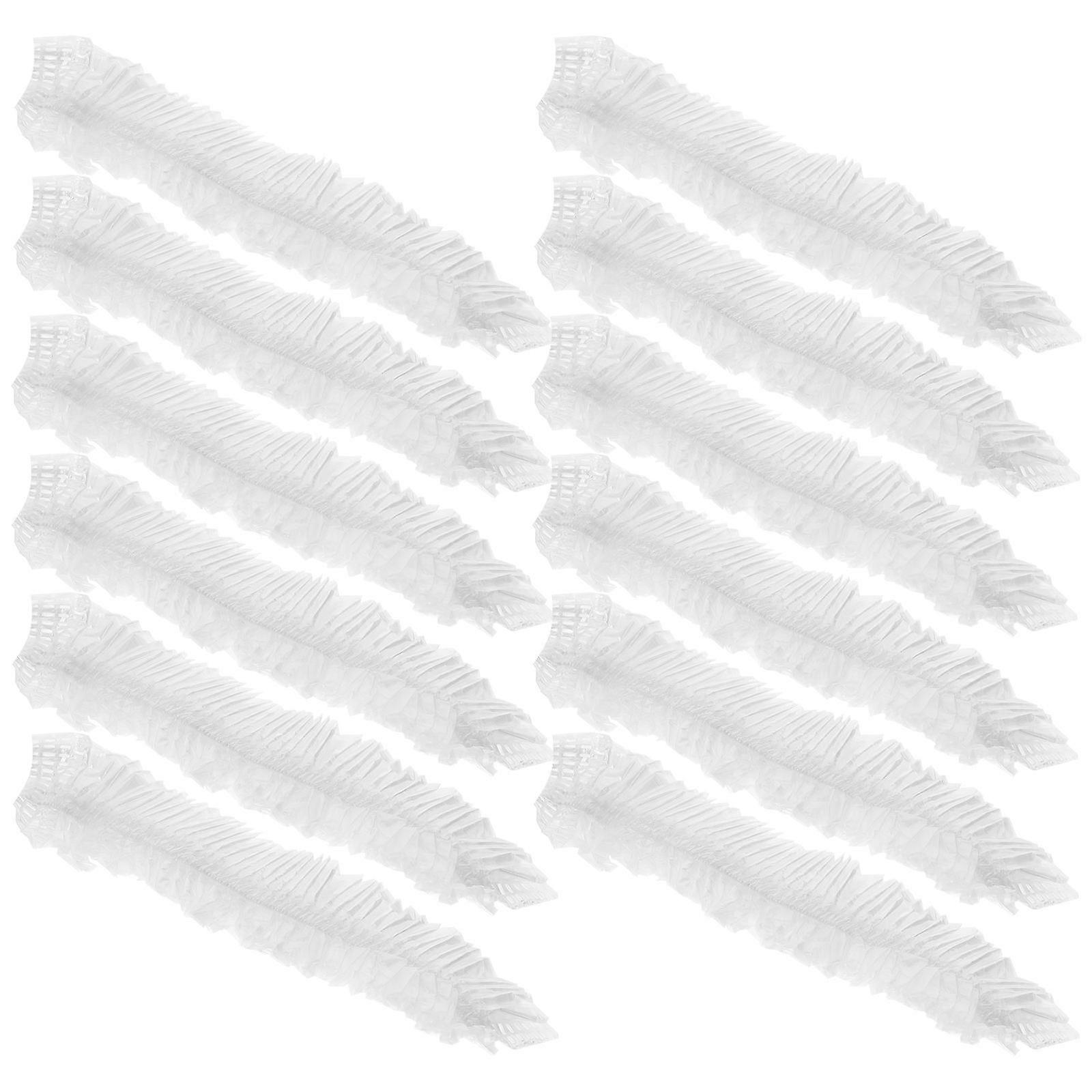 Reusable Stretch Lids for Bowls and Food Containers with PE Material Transparent Color Lightweight Portable for Kitchen Use 500Pcs