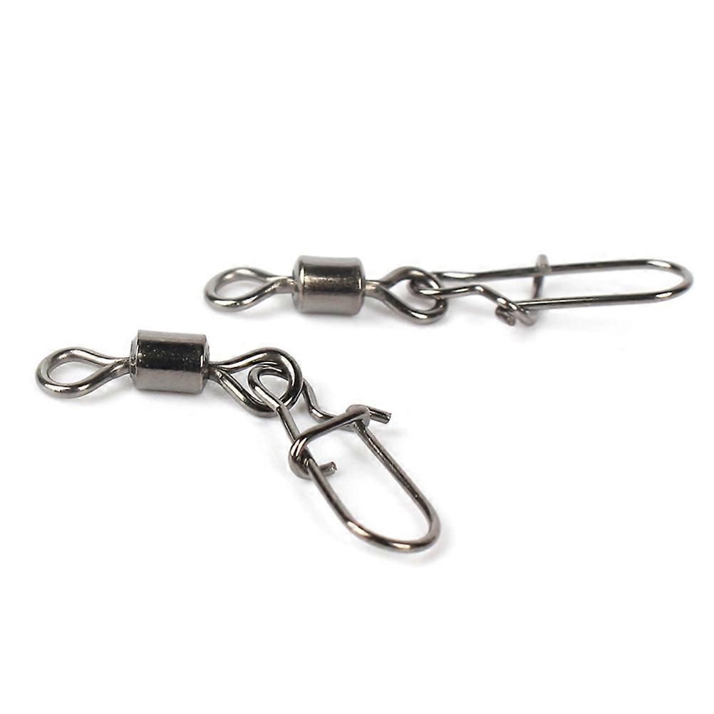 Fishing Swivel Connector Made of Copper and Alloy for Durable Use Silver 6#