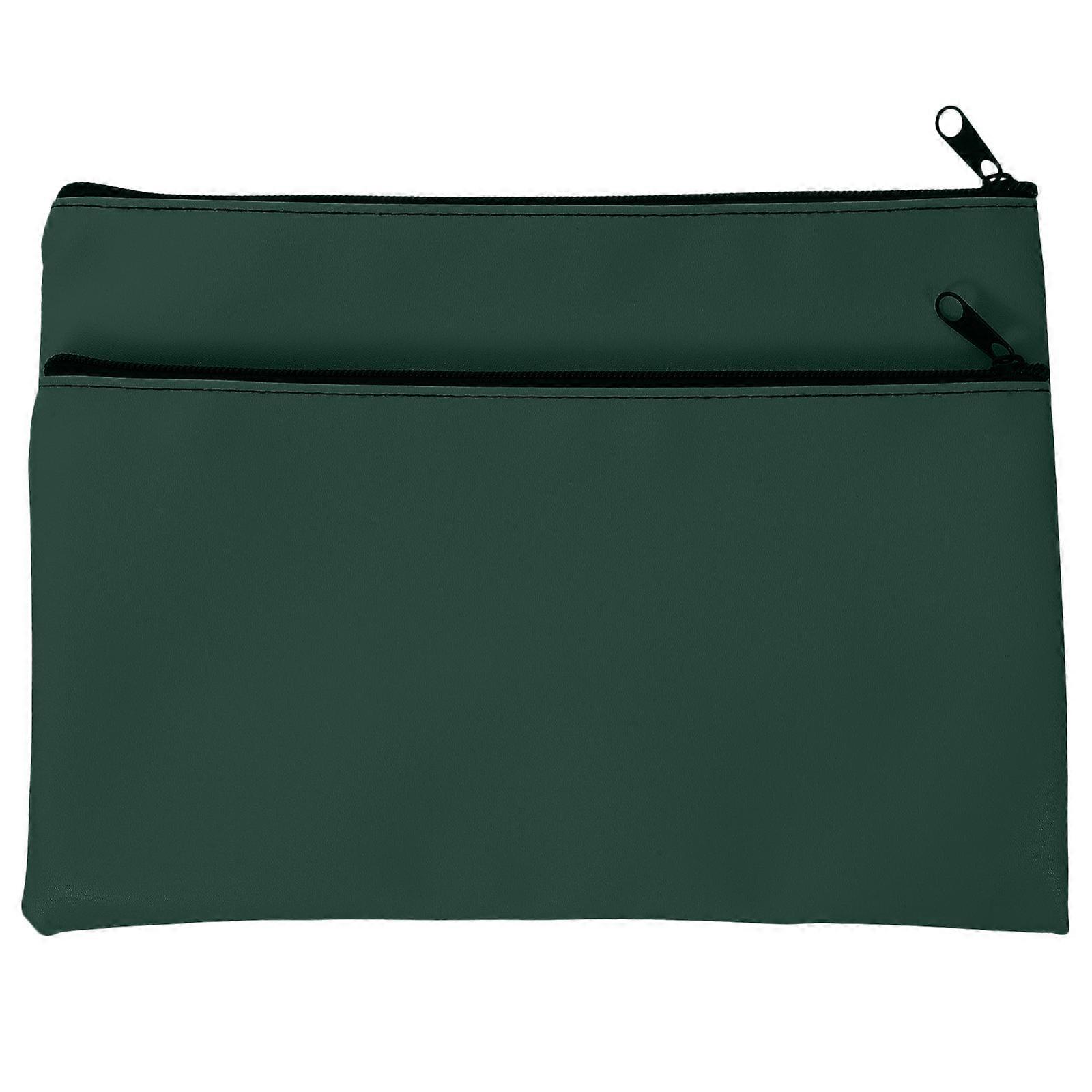 Organizer for Cash with Zipper Made of PU and Aluminum Alloy Suitable for Storage 2 Pieces