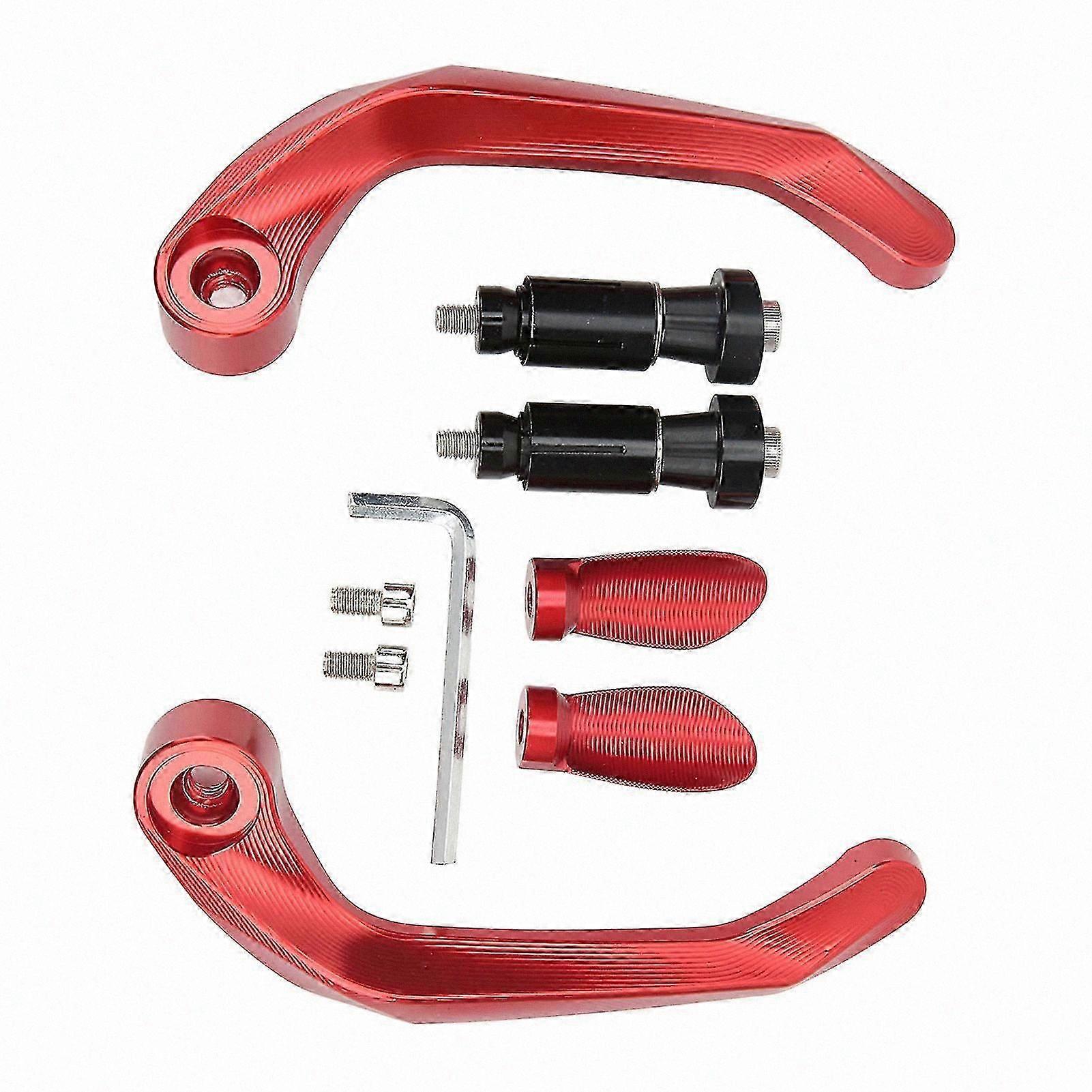 Motorcycle Lever Guards Universal Aluminum Alloy Clutch Brake Handlebar Protector for ATV and Mountain Bike