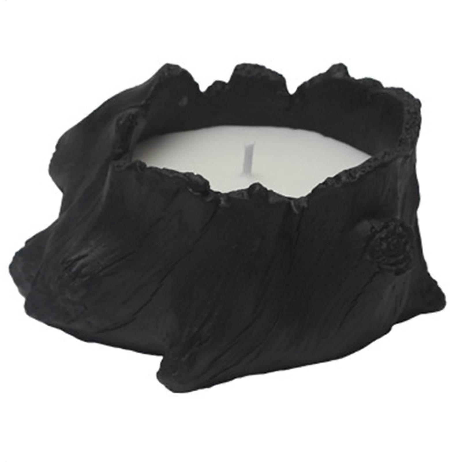 Aromatherapy Candle Jars  Decorative Candle Containers for Candle Making  Black