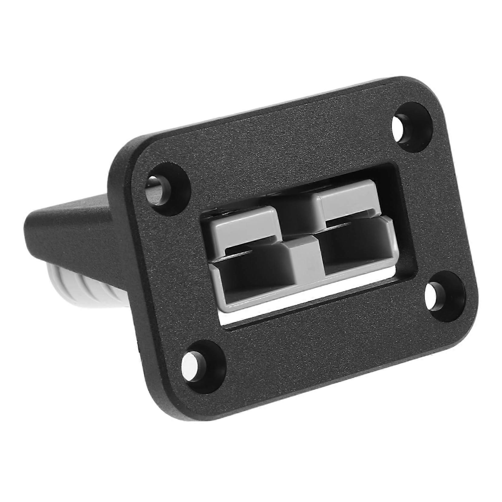 Battery terminal mounting plate for quickconnection fixing base, protects against overcharging.