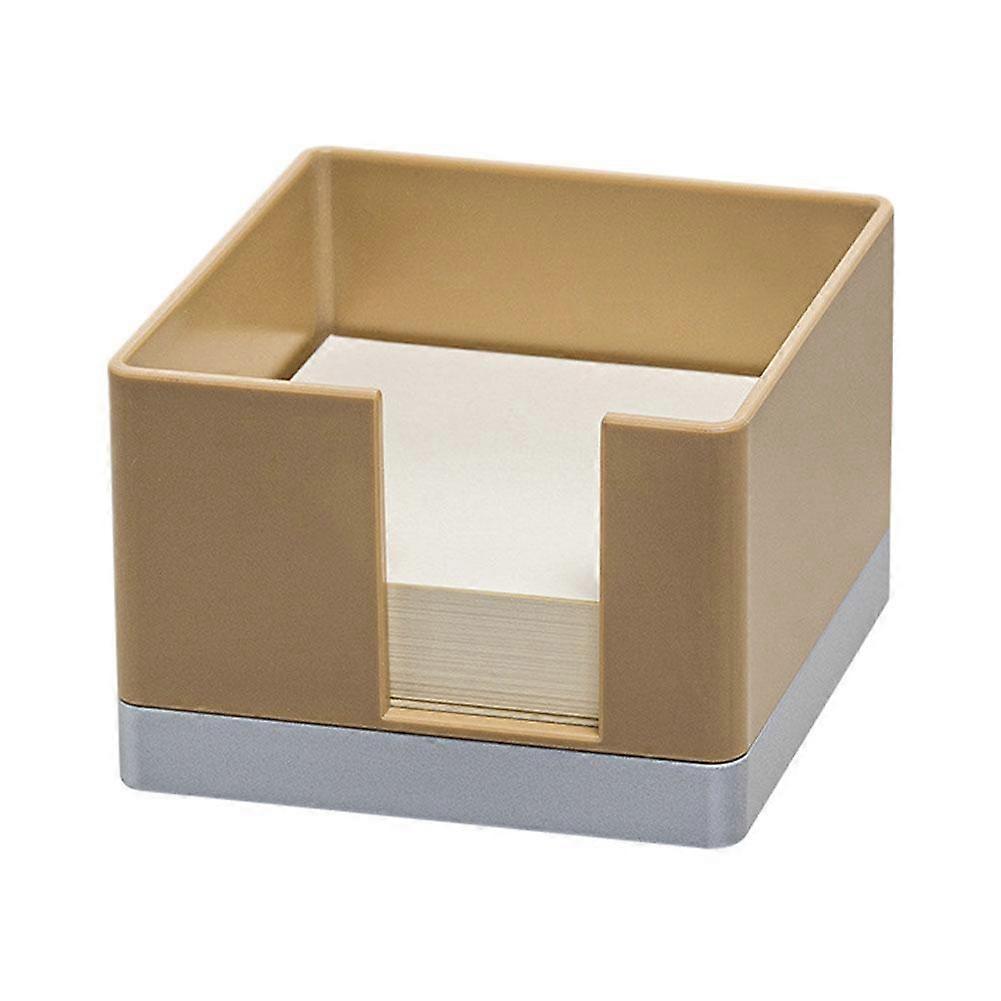 For Sticky Note Storage Box Portable Clear Organizer with Dust Cover for Office Home Efficiency