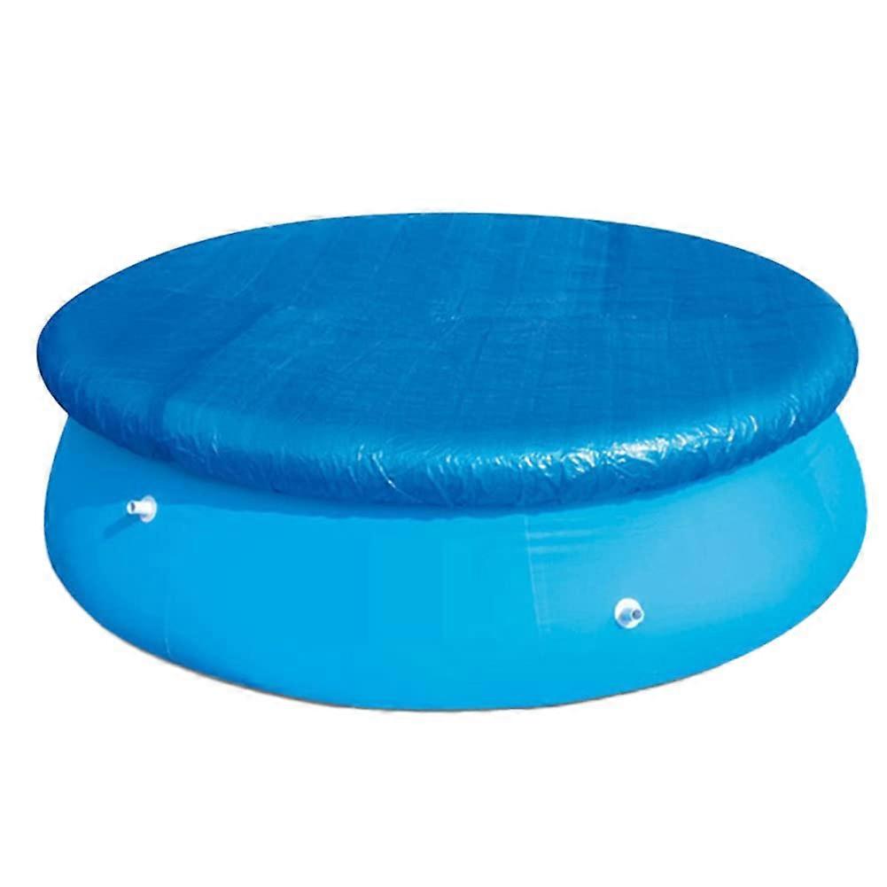 Pool Cover, Round Pool Tarpaulin, Rectangular Pool Cover, PE Protective Tarpaulin, Waterproof, Dustproof, 183x183cm blue