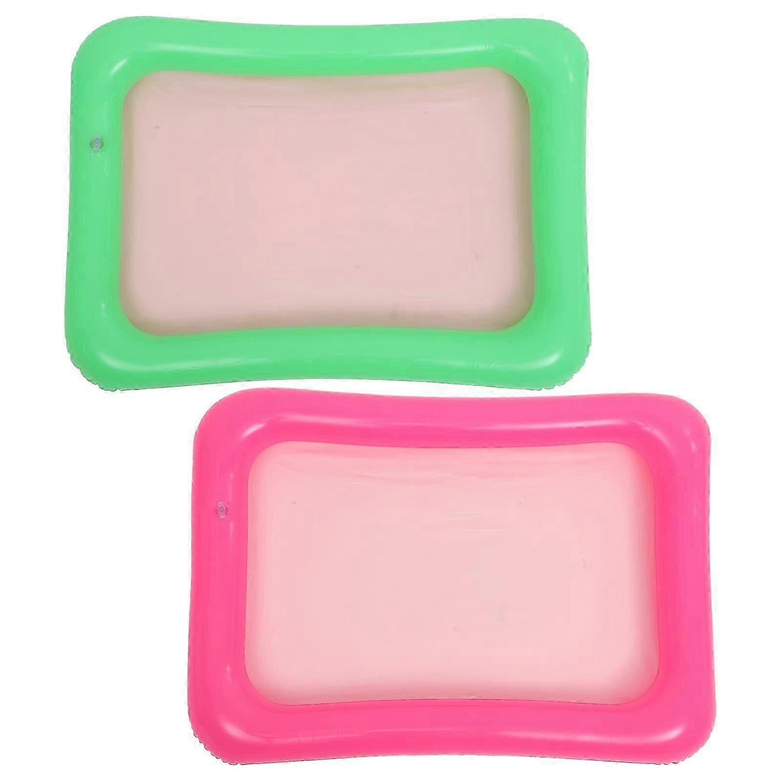 Indoor PVC Zandbak Tray Opblaasbare Zandbak Draagbare Opblaasbare Tray Vormbare Zandbak