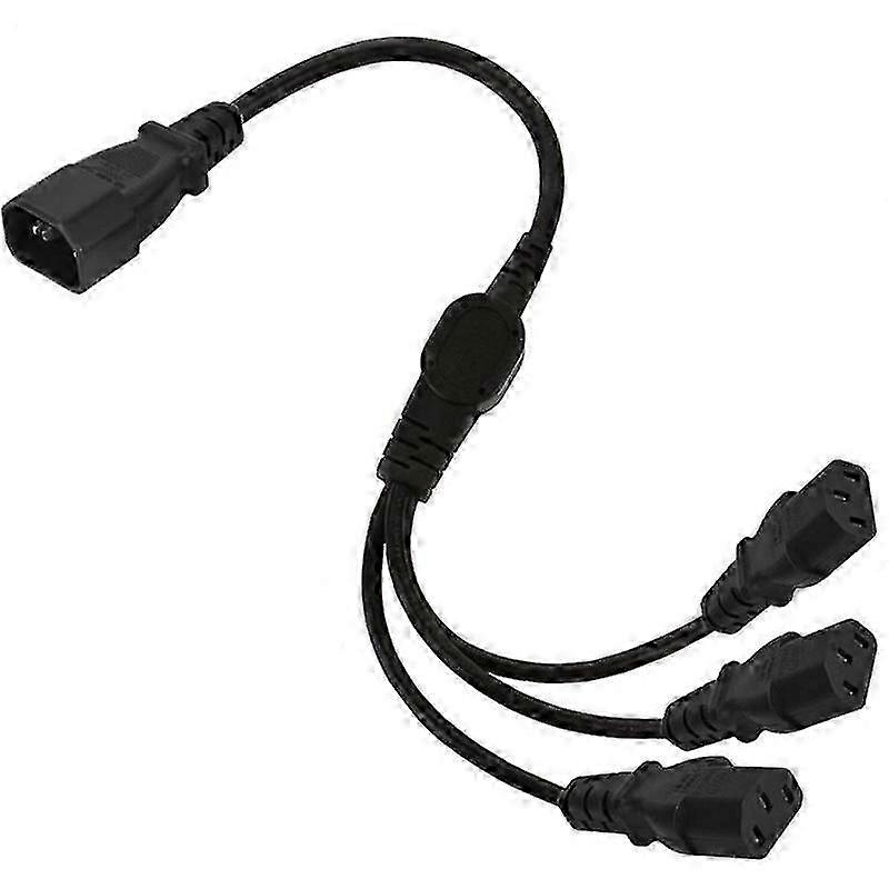 50cm UPS Server C14 to Multiple C13 Extension Cable Power Cord Splitter Wire