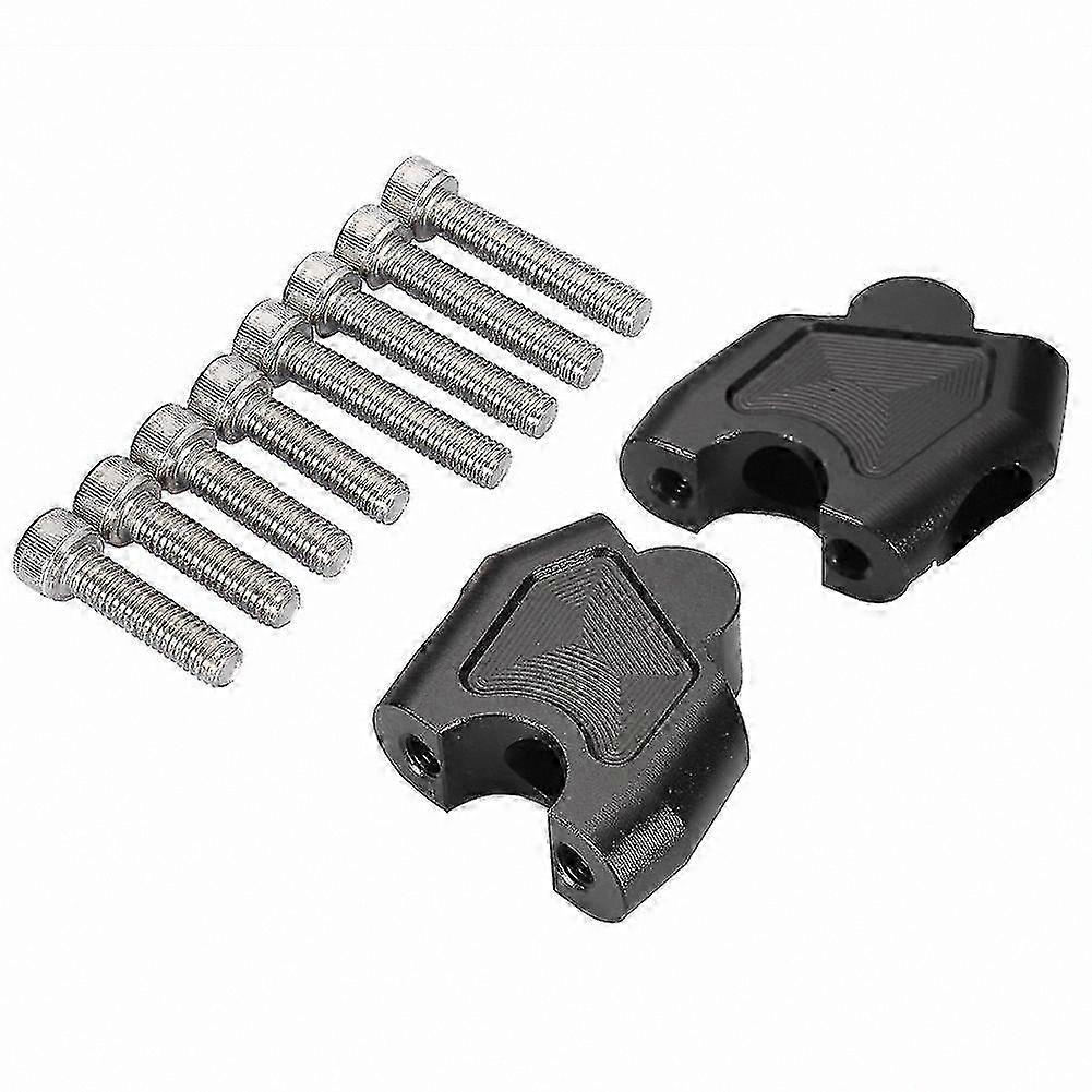 Universal CNC Handlebar Riser Clamp for Motorcycles with Adjustable Fit for Various Models