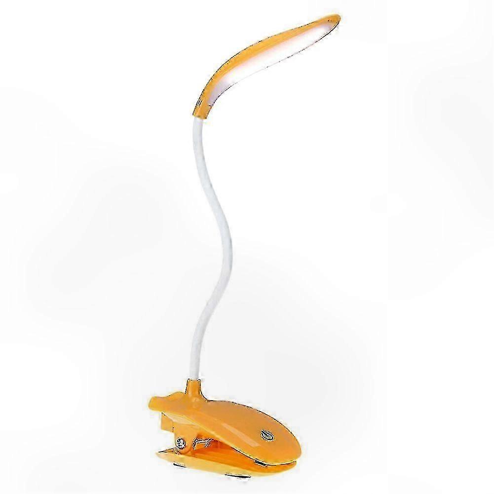 Portable Lightweight LED Desk Lamp with Gooseneck Clamp for Reading and Study Room
